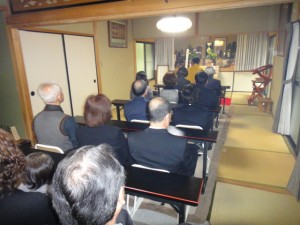 門屋家法事（門屋組2代目の25回忌）