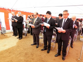 起工式（カトリック高松司教区今治教会及び司祭館）