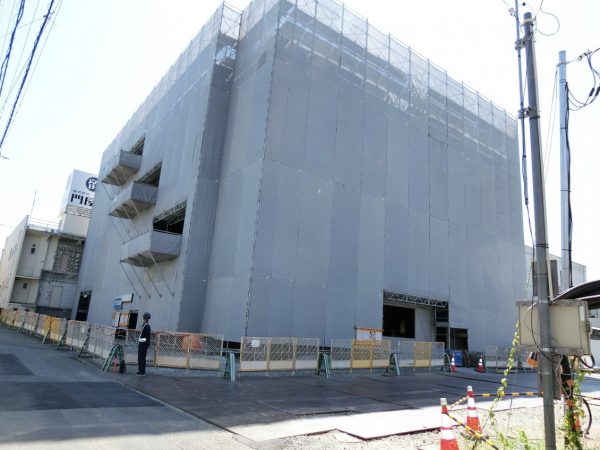 門屋組本社社屋改築工事の進捗状況（252日経過）