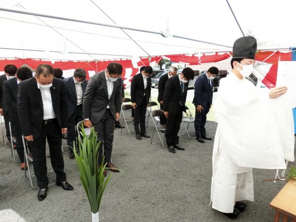 地鎮祭（レーベン松山三番町1丁目）