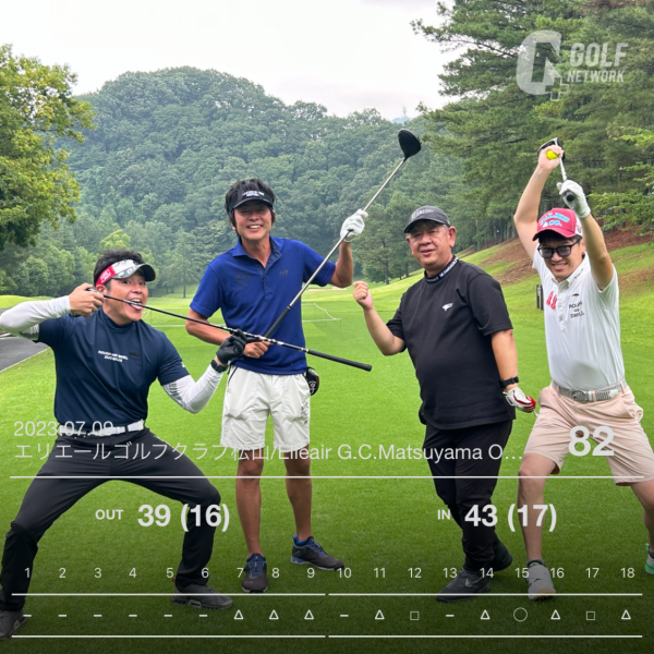 エリエールゴルフクラブ松山　7月度月例杯