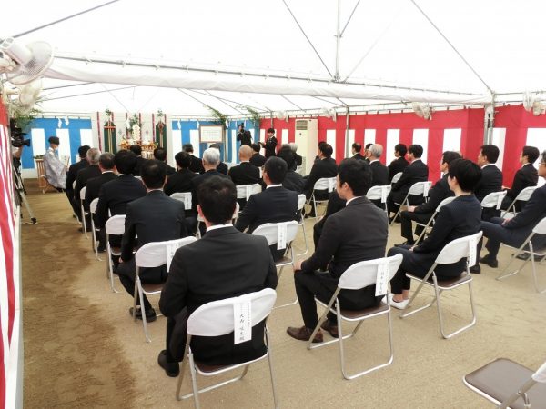 地鎮祭（いよぎん新本社ビル建替　新南館）